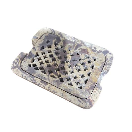 Soapstone Bar Rest - soap dish and drainer