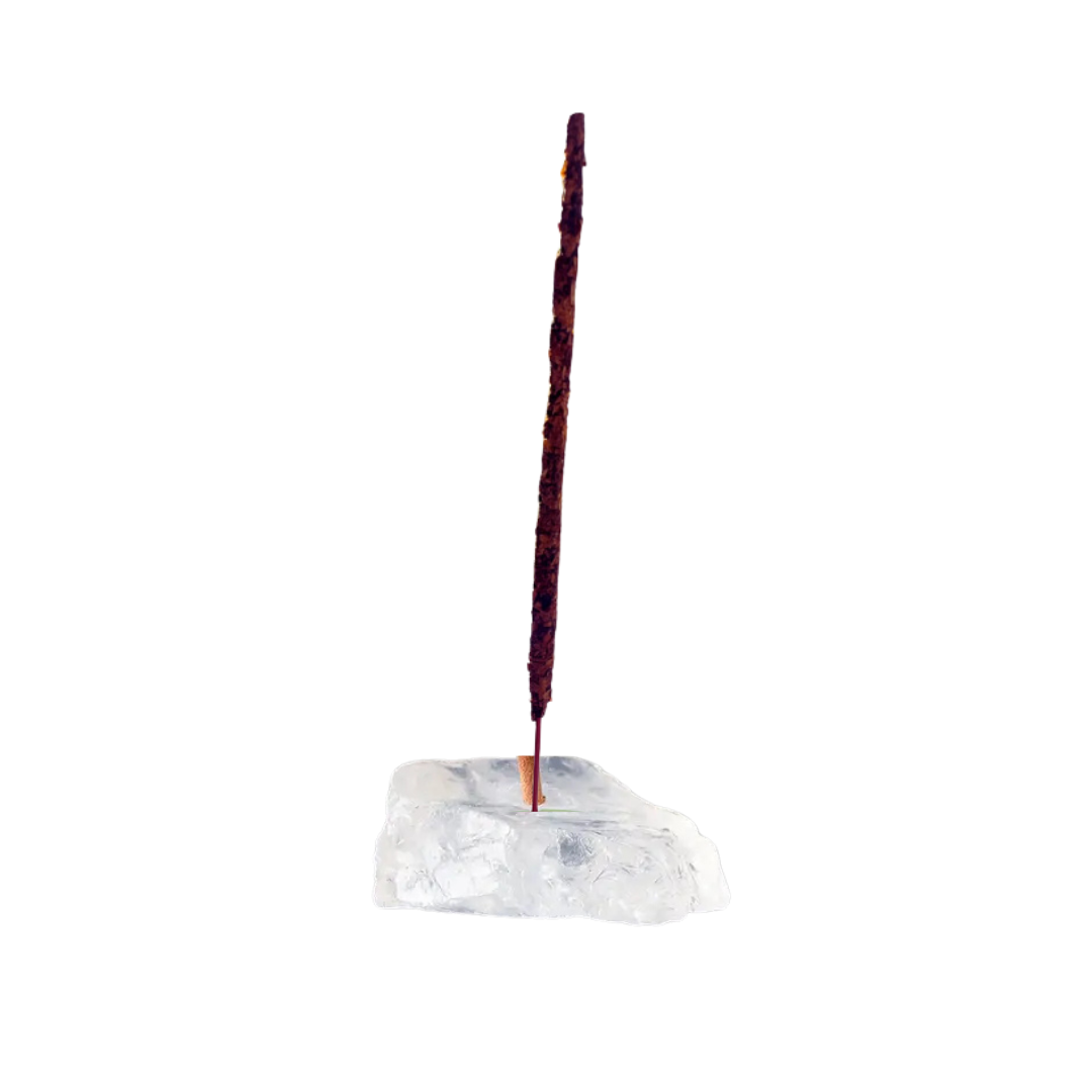 Clear Quartz Crystal Incense Holder