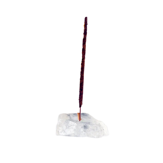 Clear Quartz Crystal Incense Holder