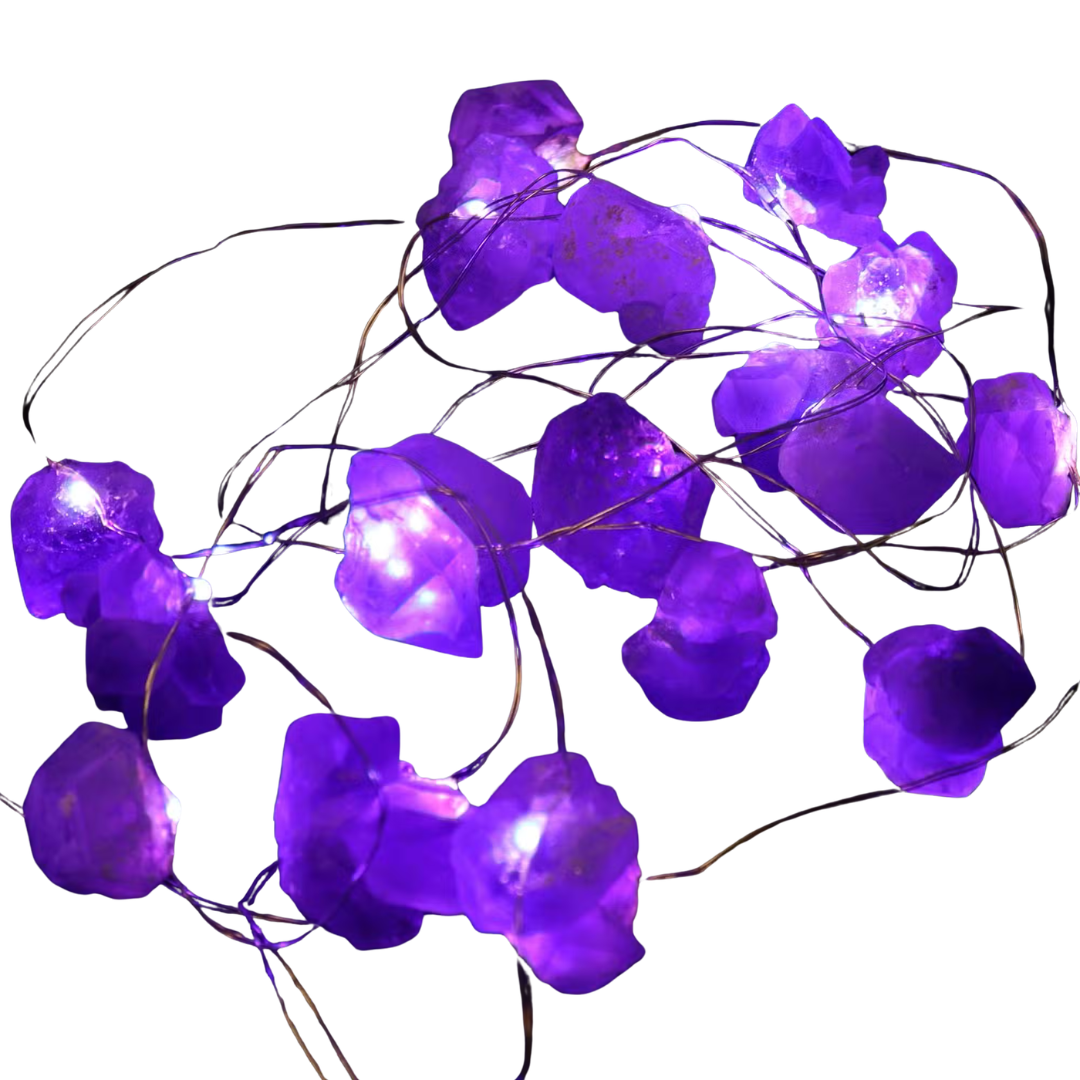 Amethyst Crystal Enchantment Faerie Lights