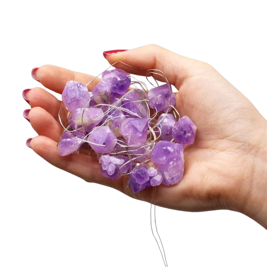 Amethyst Crystal Enchantment Faerie Lights