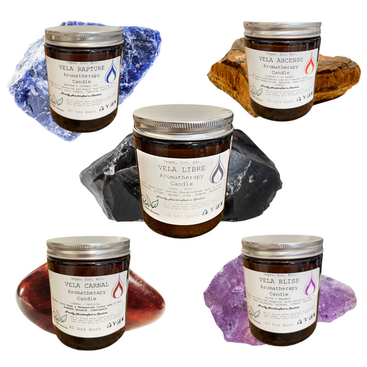 Vela Crystal Essential Oil Candles wholesale