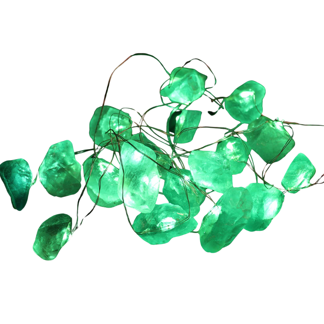 Jade Crystal Enchantment Faerie Lights