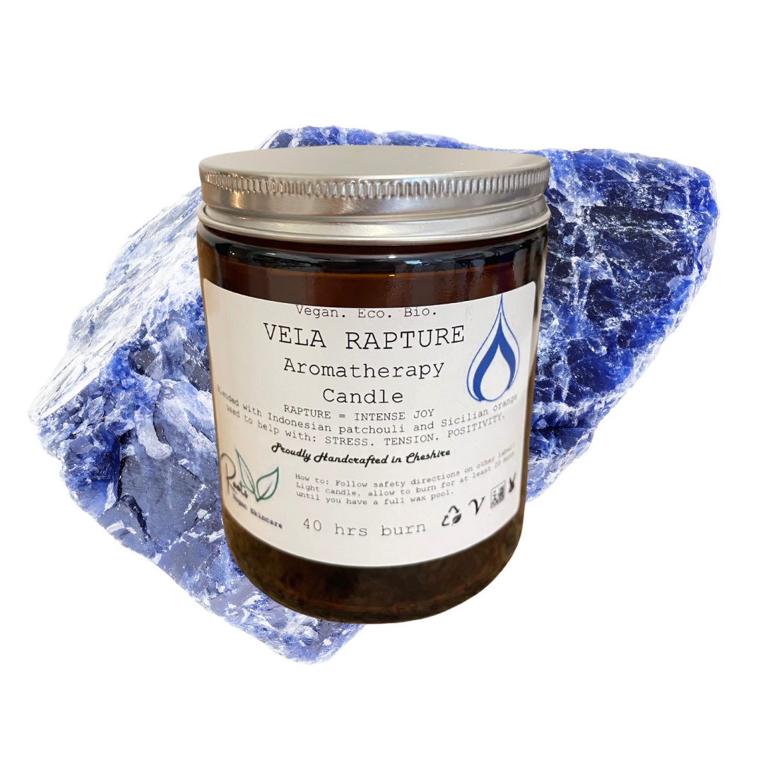 Vela Rapture Crystal Essential Oil Candle