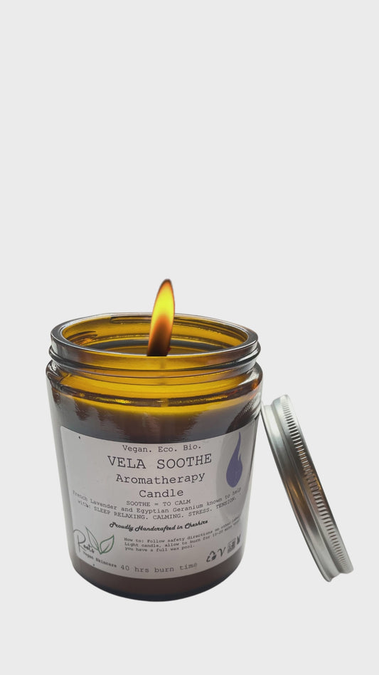 Vela Soothe Essential Oil Candle