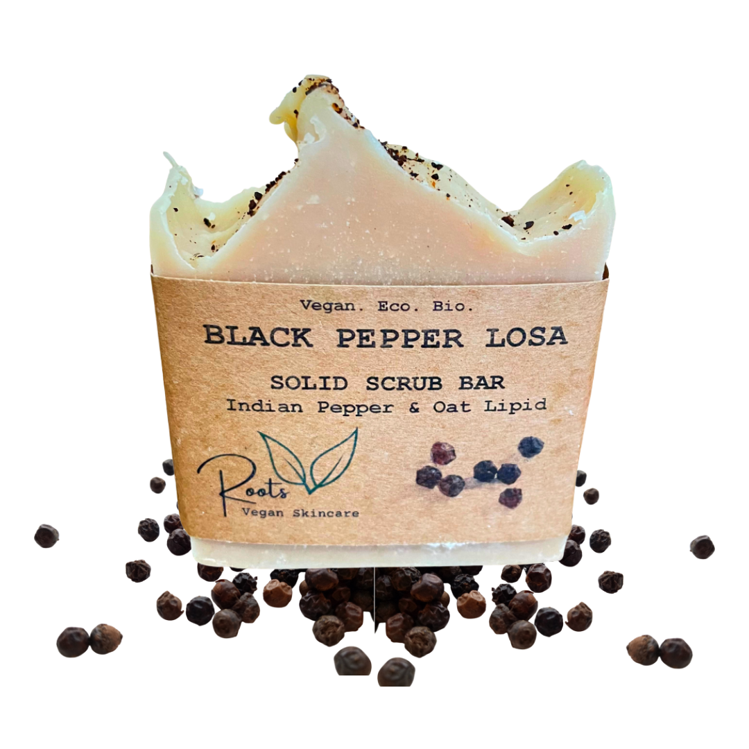 Black Pepper Losa Scrub Solid Soap Bar