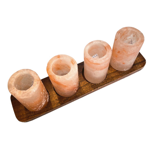 Himalayan Rock Salt Shot Glasses Set