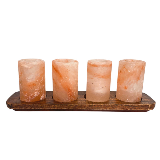 Himalayan Rock Salt Shot Glasses Set